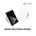 Matter WiFi Smart Light Switch Glass Panel Neutral Wire Required EU Standard 