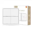 4 Gang ZigBee Light Switch, Battery Powered Light Switch, Multi-Control Wireless Push Button Scene Switch