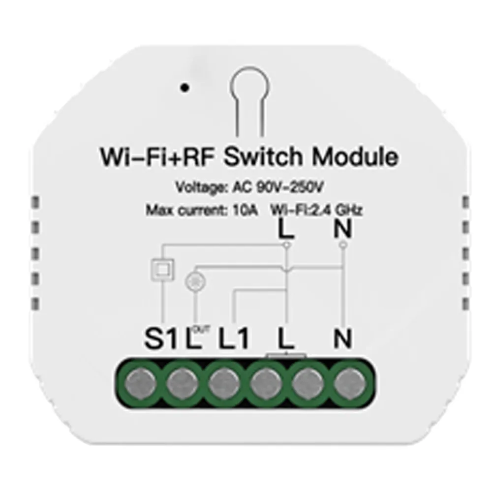 Hidden WiFi 1 gang switch