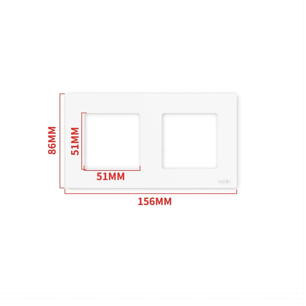 Star Ring Switch Panel EU Version 2/3 Gang (ONLY PANEL without switch）