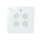 MOES TUYA EU WiFi RF 2 Gang Double Curtain Blind Switch for Roller Shutter Electric Motor Smart Life App with Google Home Alexa