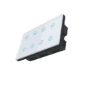 MOES Tuya Wifi Smart Touch Light Wall Switch 8 Gang Glass Panel Compatible with Alexa Google Home