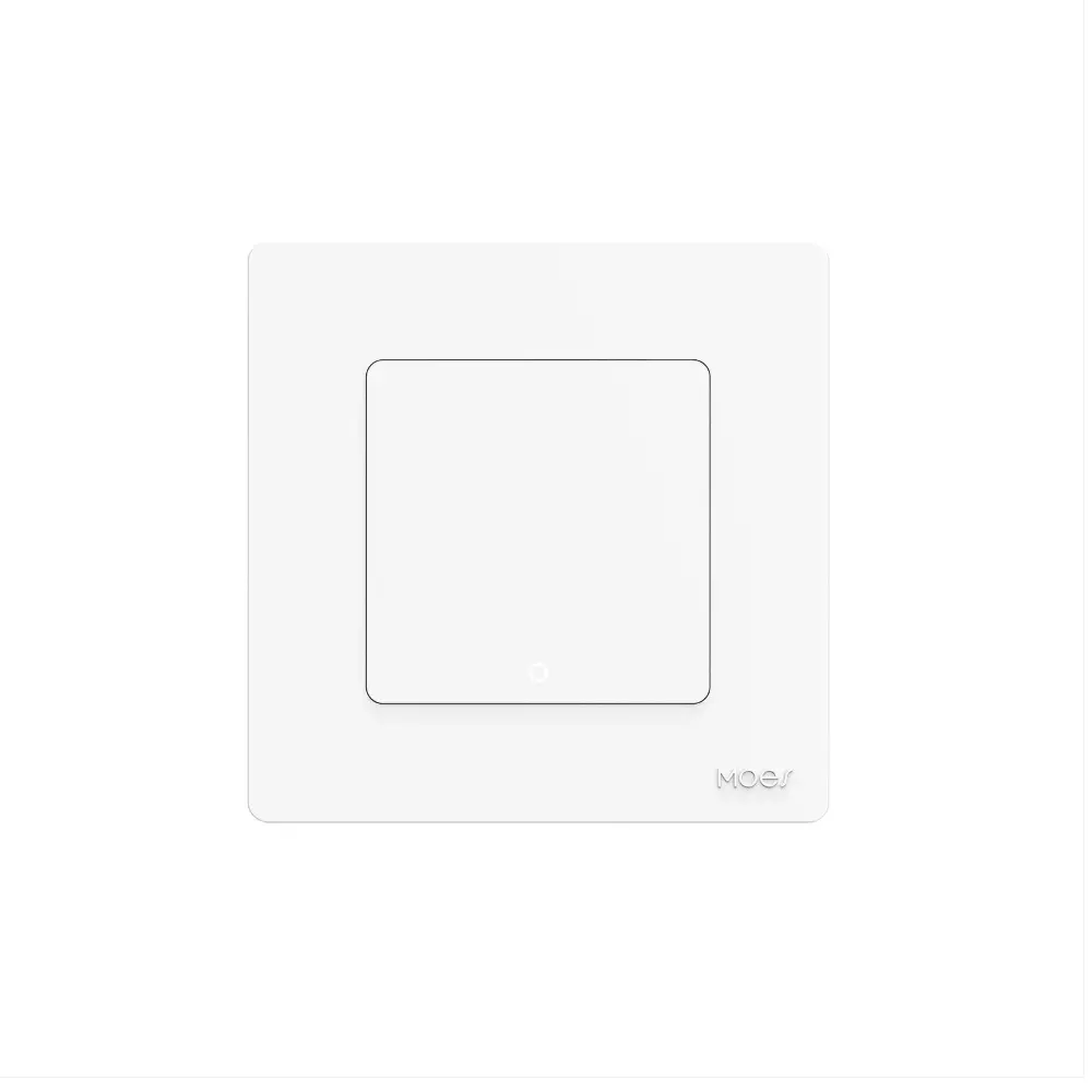 [WS-SR-EU1-L-WH] مفتاح ستار رينغ الذكي بالواي فاي – تصميم زر ضغط، تركيب سهل بدون سلك محايد أو مكثّف. (أبيض, 1  مفتاح)