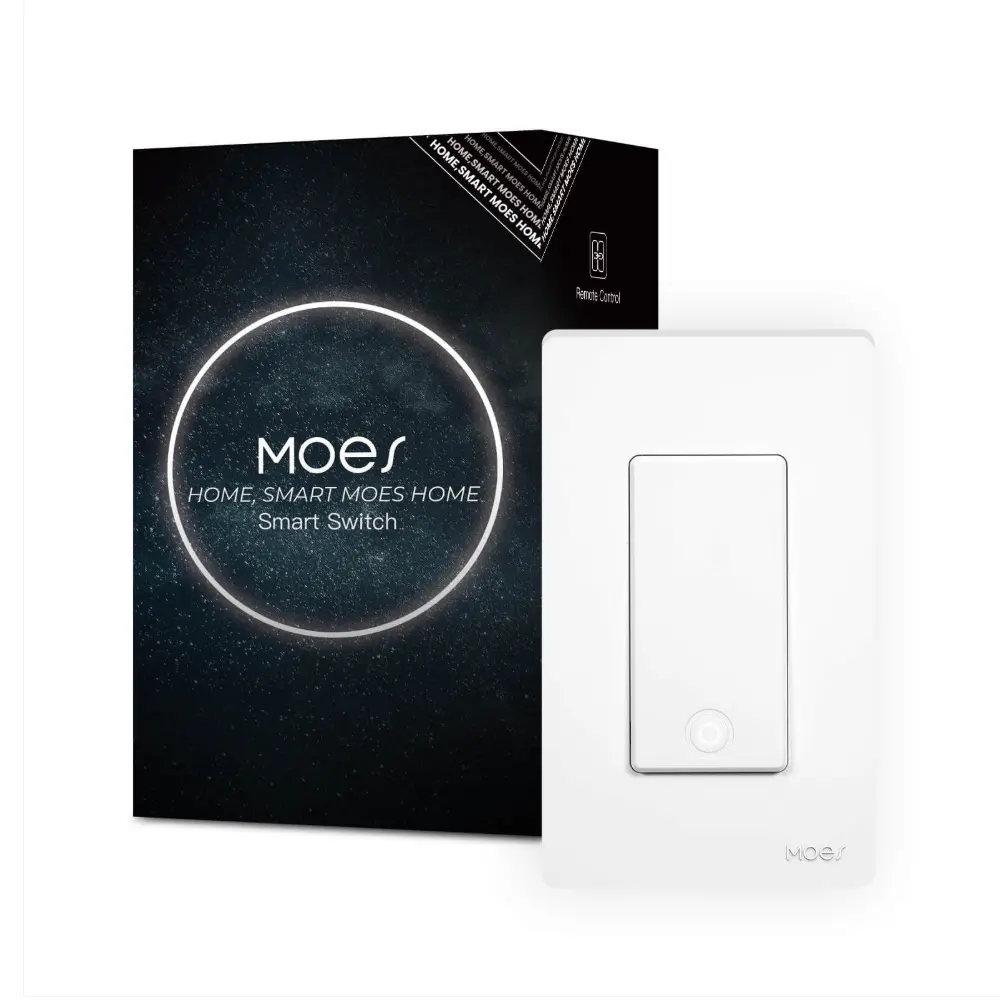 [WS-SR-US-T-WH] Star Ring 2nd Gen Smart WiFi Switch – Single Pole & 3-Way, 1/2/3/4 Gang (US)  (1Gang)