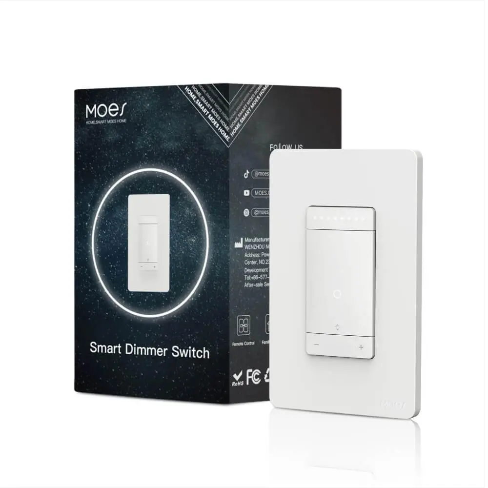 Star Ring WiFi Smart Dimmer Light Switch – 3Way Grounding, App Control US Standard