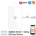 مفتاح تعتيم ذكي ZigBee – متعدد المفاتيح، قطب مفرد، يتطلب سلك محايد، إصدار أمريكي