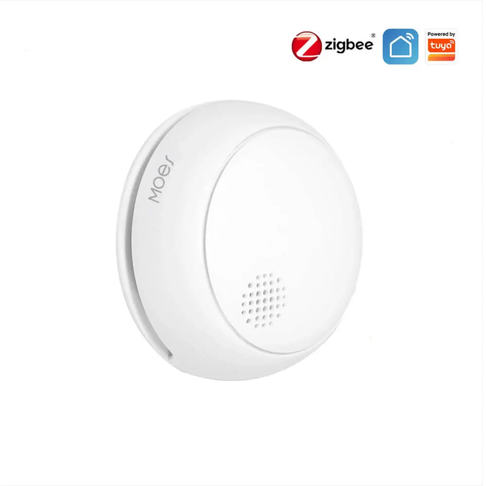 ZigBee Wireless Smart Smoke Detector Fire 85dB Sound Alarm Siren Sensor 