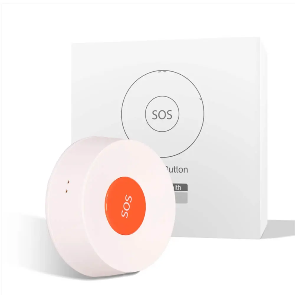 Tuya ZigBee SOS Button Sensor Alarm Elderly Children Alarm Emergency Help Switch 2MQTT Setup 