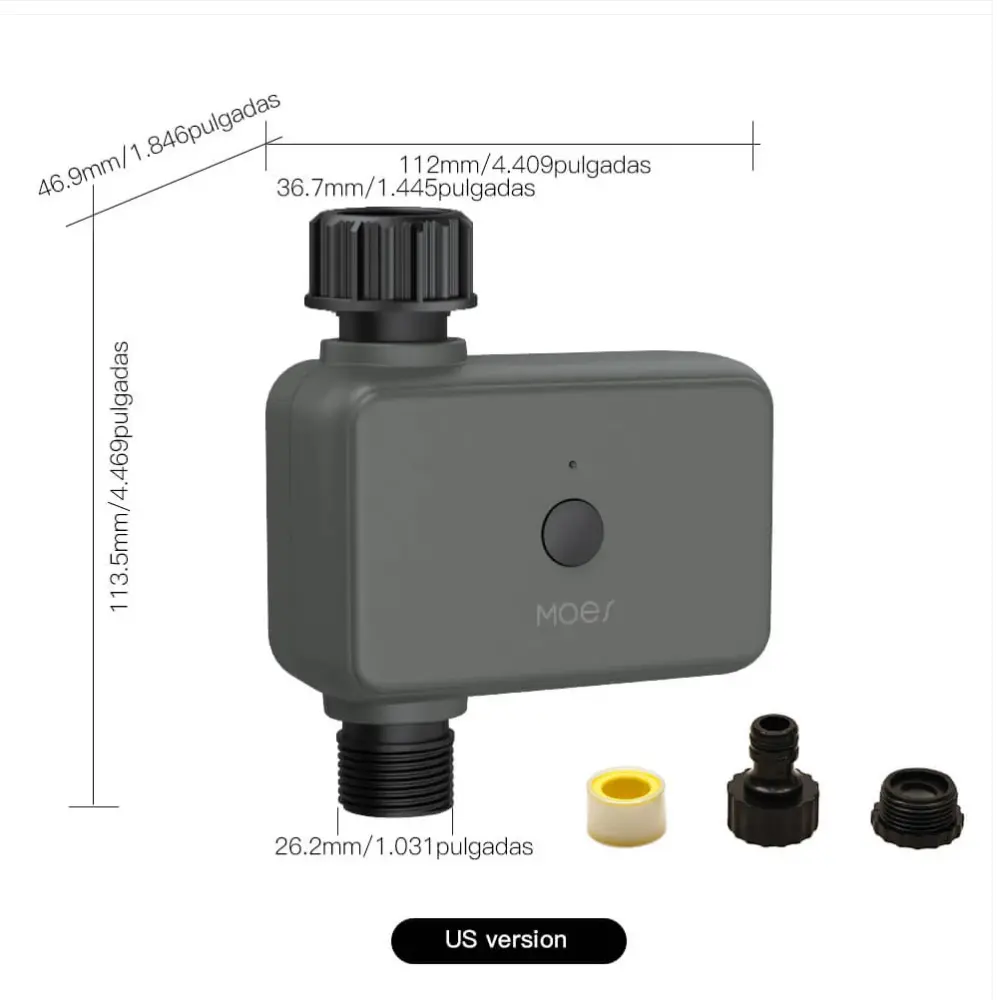 BLE Smart Sprinkler Water Timer with Rain Delay Filter Washer Programmable Irrigation Timer