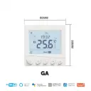 WiFi Thermostat Room Temperature Controller Water/Electric/Gas Boiler Floor Heating App Control 