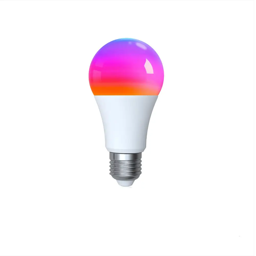 Tuya Matter WiFi Smart LED E27 Dimmable Light Bulbs RGB 2700K-6500K W+C