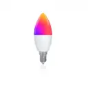 Tuya Matter WiFi Smart LED E14 Dimmable Light Bulbs 2700-6500K+RGB 