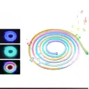 WIFI+BLE Neon Music LED Smart Light with Remote Control 16 Million Colors 