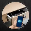 Smart Wood Cabinet Lock Keyless IC Card Unlock Door Locker APP Remote Control Drawer Lock RFID Card Smart Electronic Lock