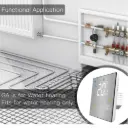 ZigBee Smart Thermostat for Water/Electric floor Heating Water/Gas Boiler Brushed panel 