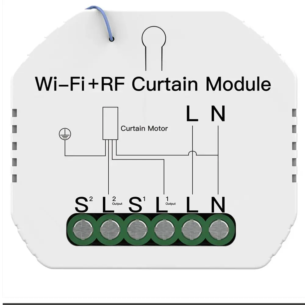 WiFi DIY RF433 Smart Curtain Switch Module for Electric Motorized Roller Blinds Shutter Motor 