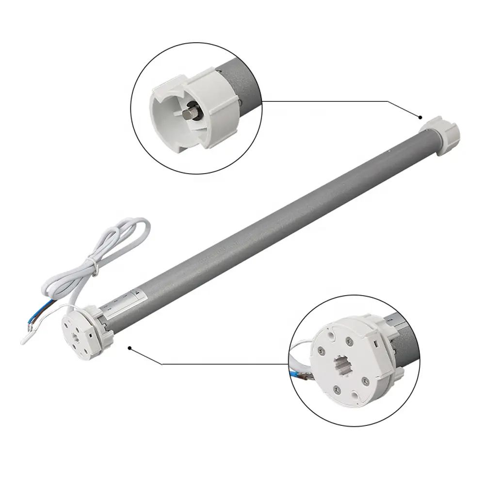 [GM25TEQ-1.1/28] Tuya Intelligent 1.1/28mm Electric Motorized Roller Quiet 12V DC Tubular Engine for Office Living Room Smart Wifi-controlled