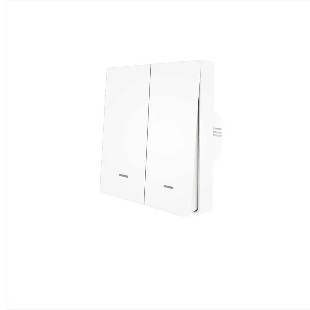 WiFi RF433 Smart Light 2 Way Multi-control Push Button Switch Neutral Wire EU