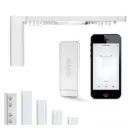 WiFi Smart Electric Motorized Splicing Curtain Tracks System,Tuya Curtain Motor with DIY Track RF Remote 