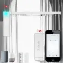 ZigBee Smart Electric Motorized Splicing Curtain Tracks System,Tuya Curtain Motor with DIY Track RF Remote 