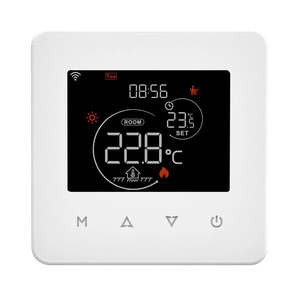 Tuya WiFi Thermostat Room Temperature Controller Water/Electric Floor Heating Gas Boiler App Control Alexa Google Home