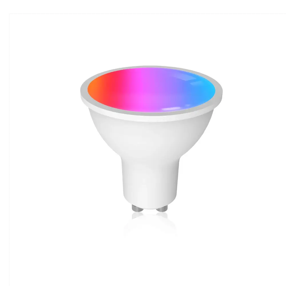 [MWB-TD5-RCW-GU10] Tuya GU10 Matter WiFi Smart LED Bulb – 5W, RGB + 2700K-6500K, Dimmable 