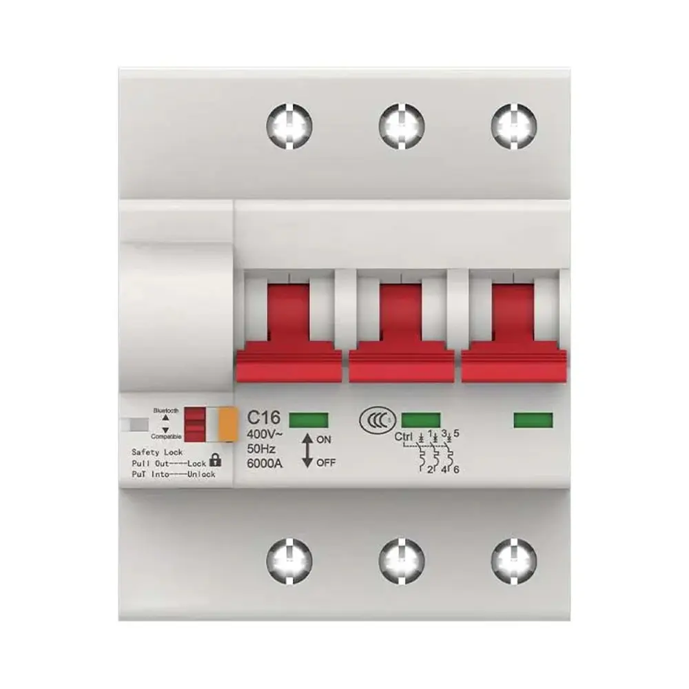 Smart WiFi Circuit Breaker 3P, 10A–100A – Protection 