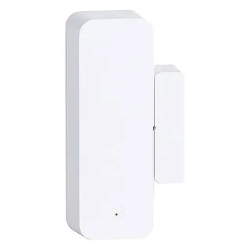 [WSS-FL-GWM-A] مستشعر مغناطيسي ذكي للبوابة يعمل لاسلكيًا باللون الأبيض، لحماية الأبواب ومراقبتها بسهولة وأمان