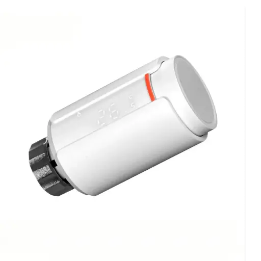 [ZTRV-S01-WH] ZigBee Smart Thermostatic Radiator Valve TRV Programmable App Remote Temperature Controller 