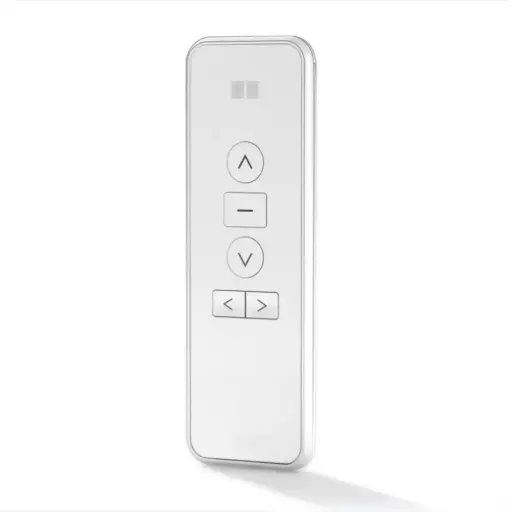 جهاز إرسال بتحكم عن بُعد بتقنية RF433 للتحكم في محرك الستائر الذكي العامل بتقنية الواي فاي أو زيجبي.