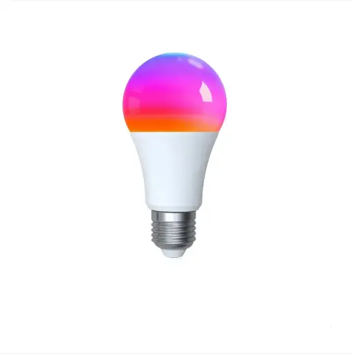 [MWB-TDA9-RCW-E27] Tuya Matter WiFi Smart LED E27 Dimmable Light Bulbs RGB 2700K-6500K W+C