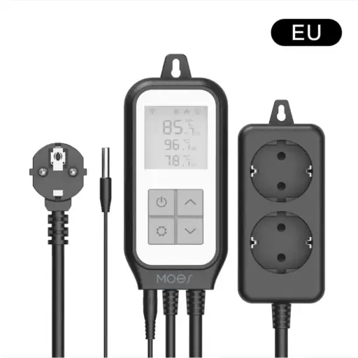 WiFi Digital Temperature Controller Thermostat Outlet Plug Heating and Cooling Mode US/EU 