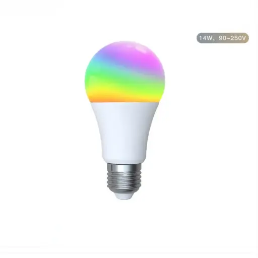 [WB-TDA14-RCW-E27] WiFi Smart LED Bulb – E27, 14W, RGB + 2700K-6500K, Dimmable