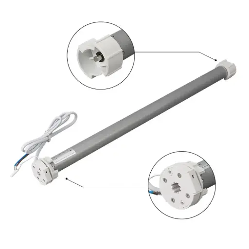 [GM25TEQ-1.1/28] Tuya Intelligent 1.1/28mm Electric Motorized Roller Quiet 12V DC Tubular Engine for Office Living Room Smart Wifi-controlled