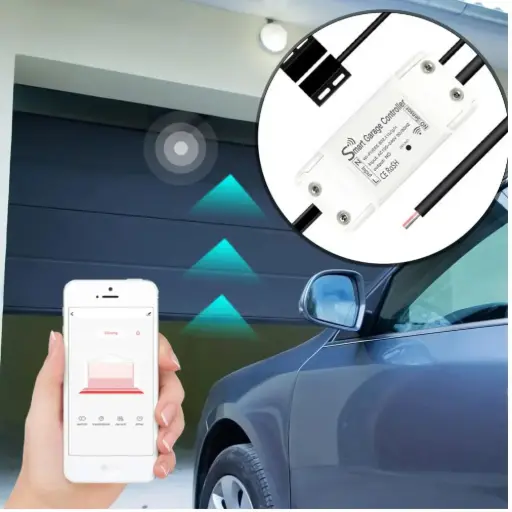 [WM-102-EU] WiFi Smart Garage Door Opener Controller Remote Wireless Relay DIY Module