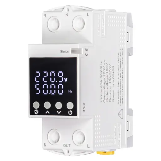 [WM-AXA1-TW-E2S] MOES Tuya WiFi Smart Circuit Breaker 80A Alarm Threshold Set Electricity Monitor V0 Fireproof Retardant APP Control With Alexa